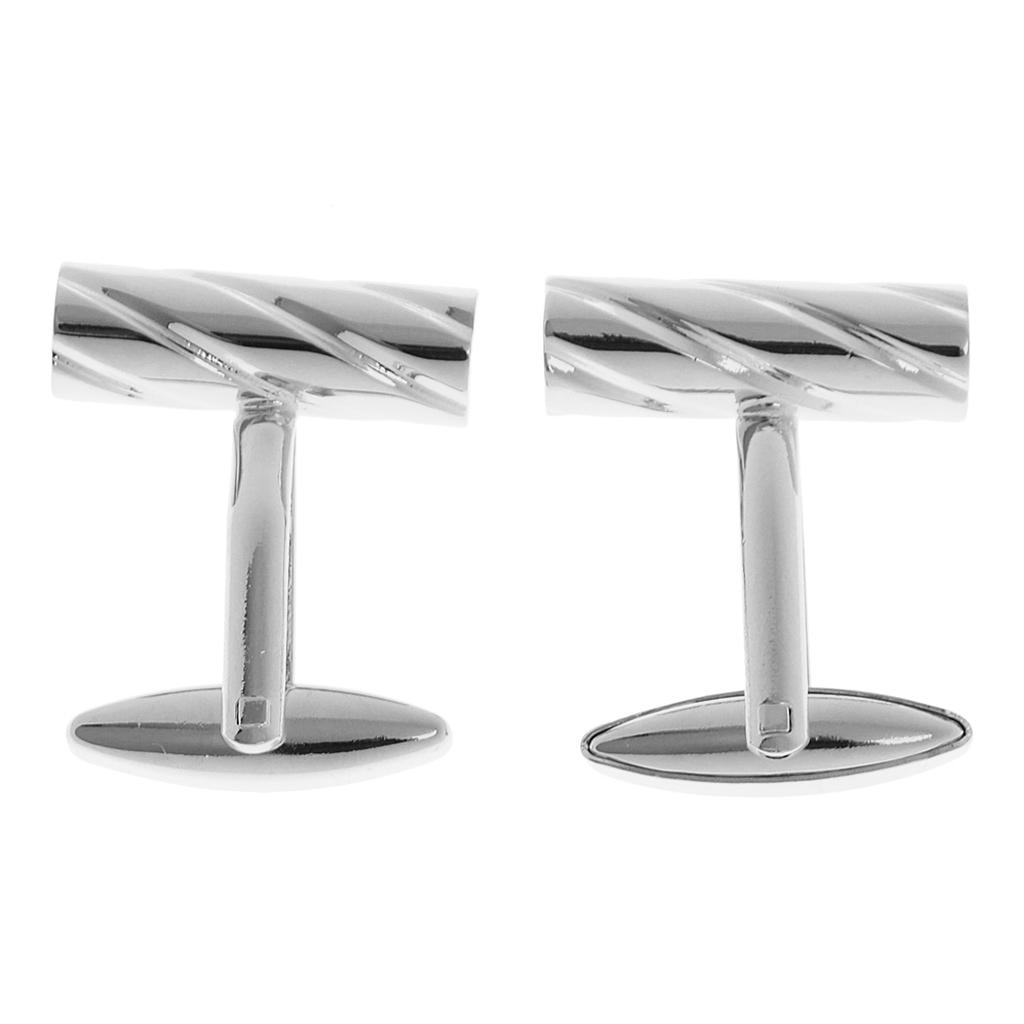 Tie Clip Silver - Fashion Conch Snail Cufflinks Men Brass